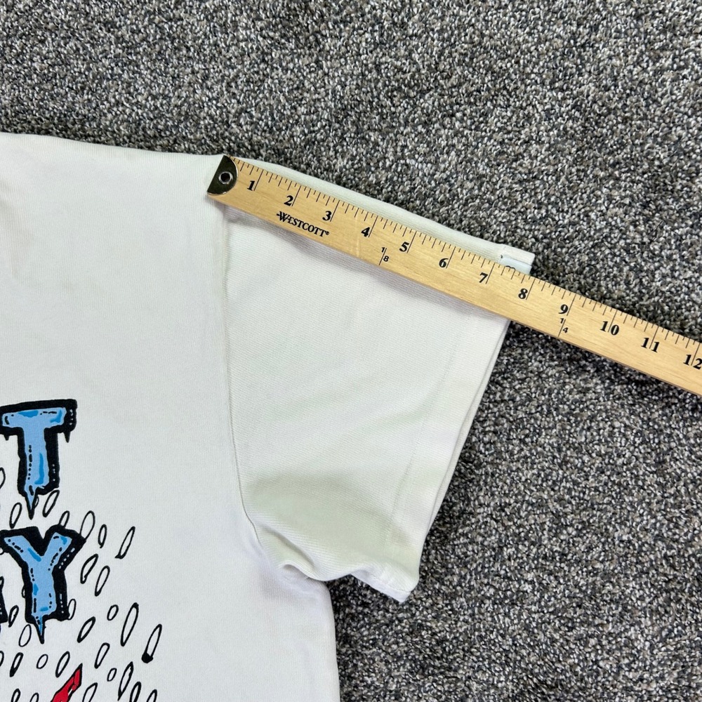 Warren Lotas The Coldest Day Samurai Skeleton Graphic T-Shirt Mens XL Cream - Picture 10 of 11
